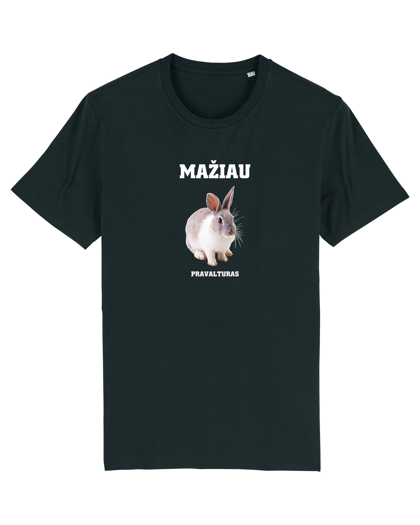 Marškinėliai MAŽIAU KIŠKIS