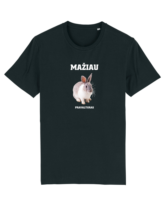 Marškinėliai MAŽIAU KIŠKIS